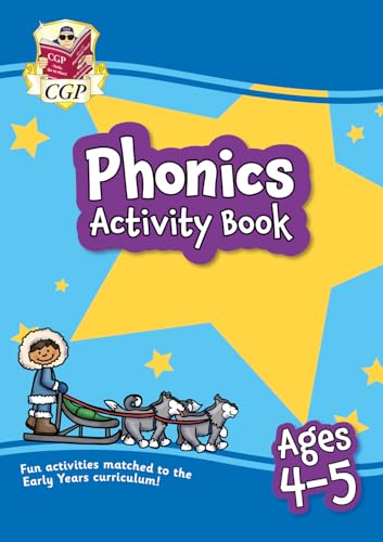 Phonics Activity Book for Ages 4-5 (Reception) (CGP Reception Activity Books and Cards)